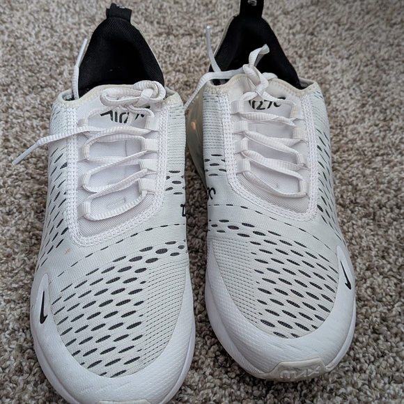 Nike Air Max 270 White Sneakers - Picture 3 of 6